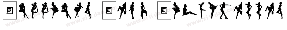 Darrians Sexy Silhouettes 4字体转换